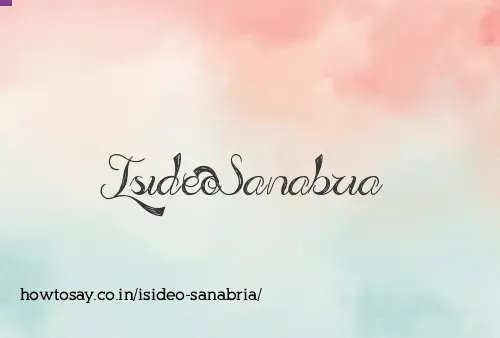 Isideo Sanabria