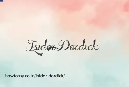 Isidor Dordick