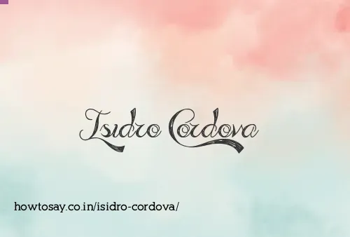 Isidro Cordova