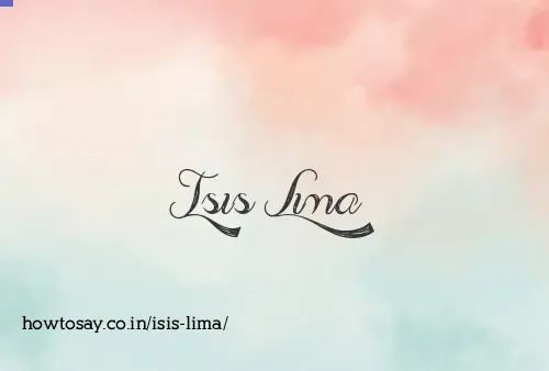 Isis Lima