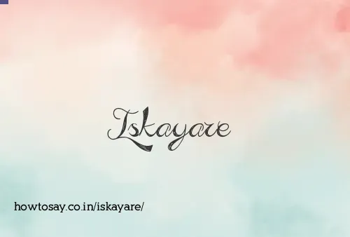 Iskayare