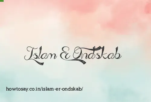 Islam Er Ondskab
