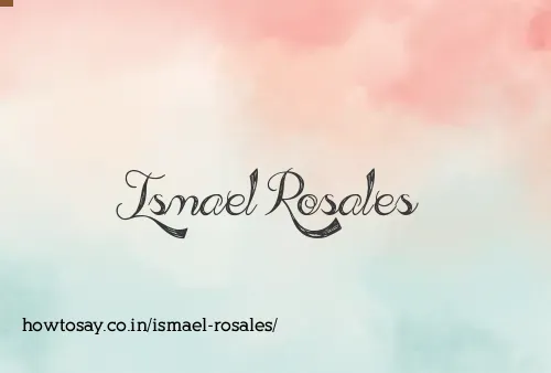 Ismael Rosales