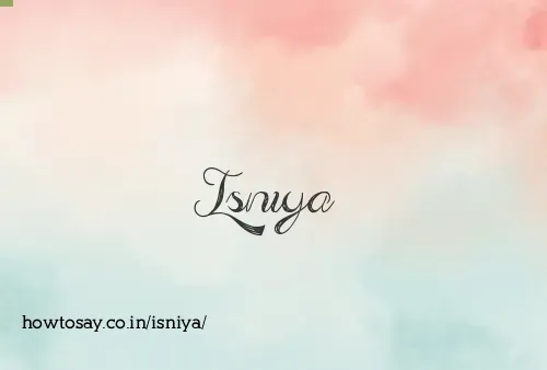 Isniya