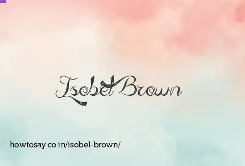 Isobel Brown