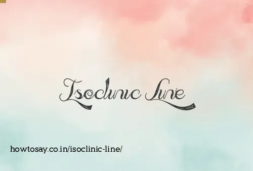 Isoclinic Line