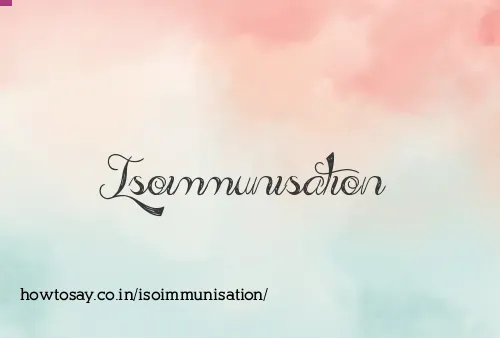 Isoimmunisation