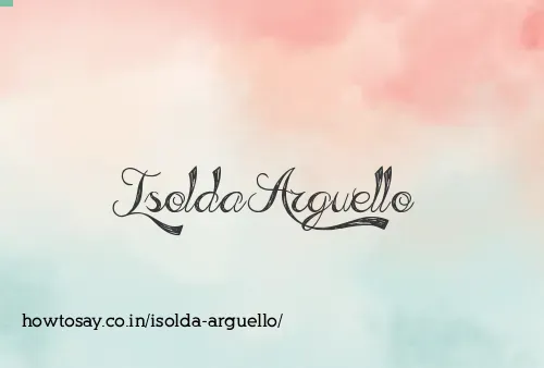 Isolda Arguello