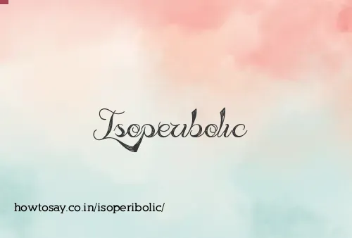 Isoperibolic