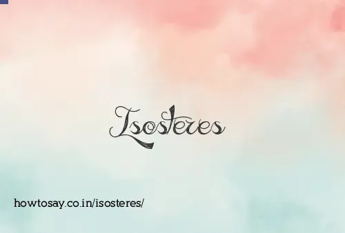 Isosteres
