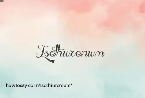 Isothiuronium