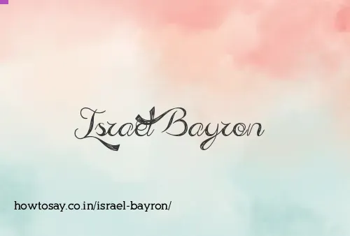 Israel Bayron