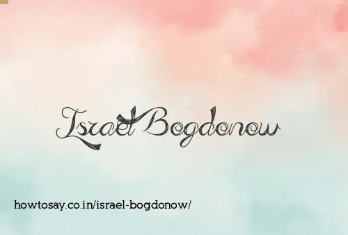 Israel Bogdonow