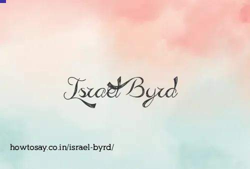 Israel Byrd
