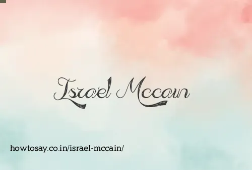 Israel Mccain