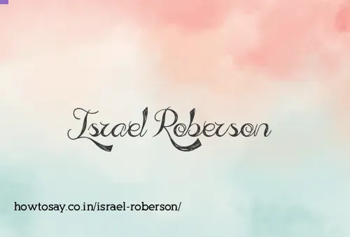 Israel Roberson