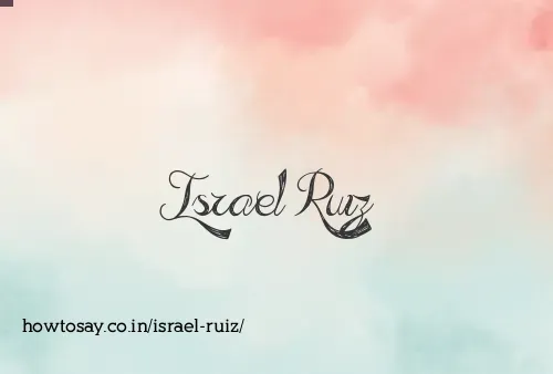 Israel Ruiz