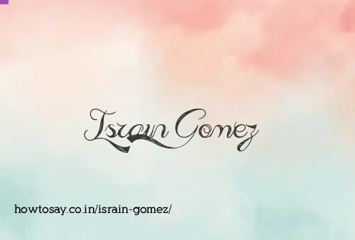 Israin Gomez