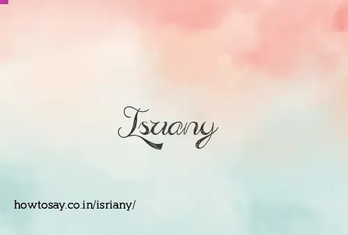 Isriany