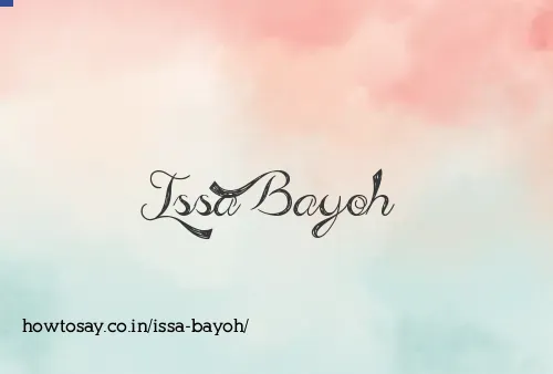 Issa Bayoh
