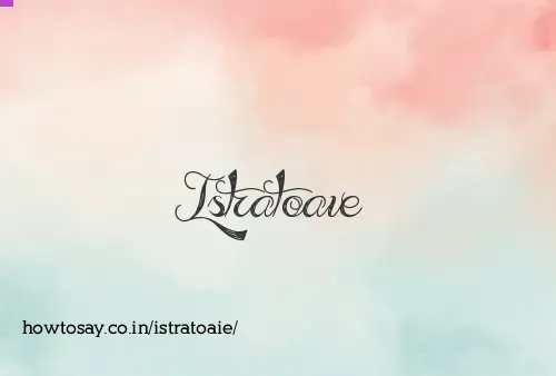 Istratoaie