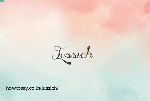 Iussich