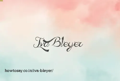 Iva Bleyer