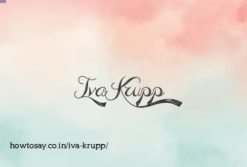 Iva Krupp