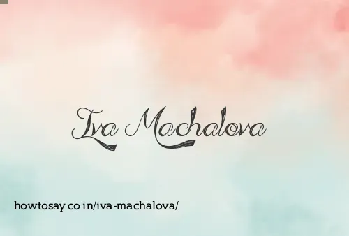 Iva Machalova