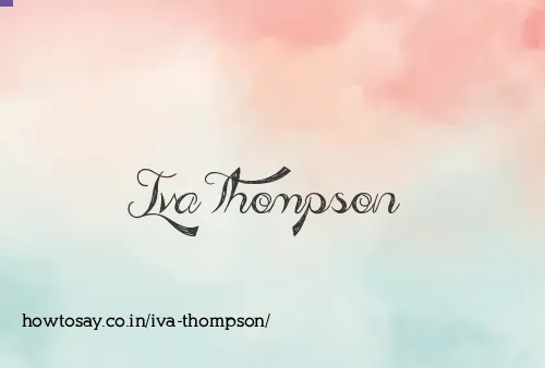 Iva Thompson