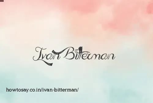 Ivan Bitterman