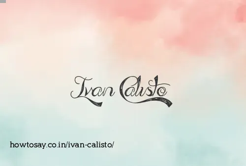 Ivan Calisto