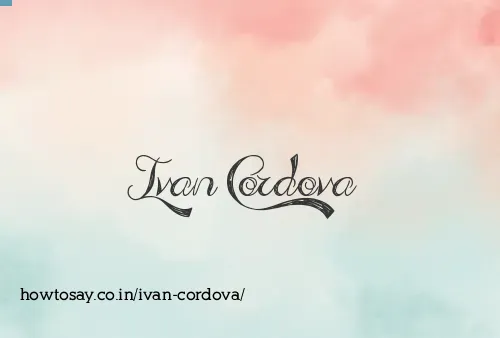 Ivan Cordova