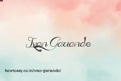 Ivan Gariando