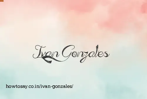 Ivan Gonzales