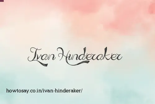 Ivan Hinderaker