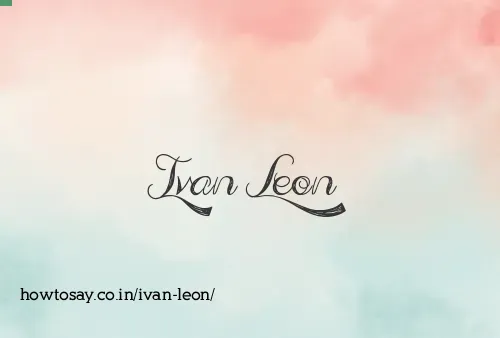 Ivan Leon