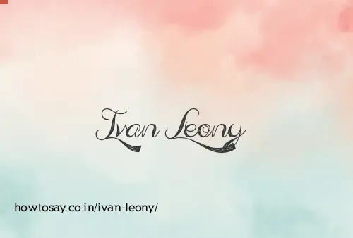 Ivan Leony