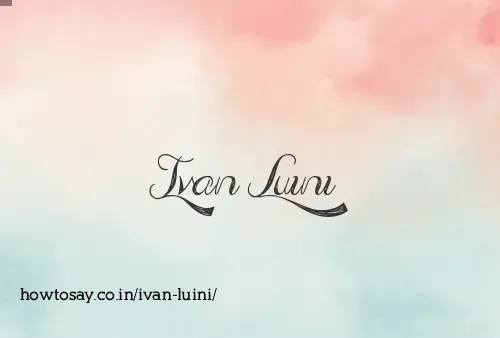 Ivan Luini
