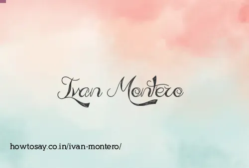 Ivan Montero