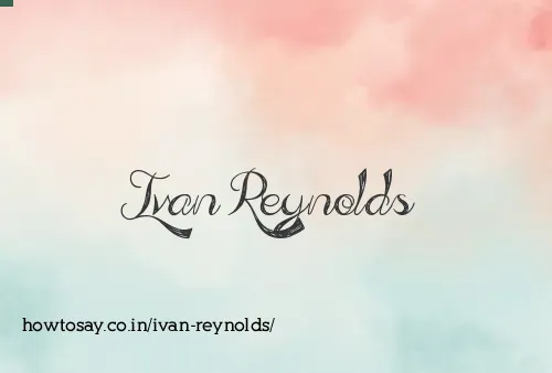 Ivan Reynolds