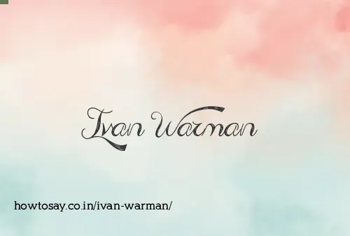 Ivan Warman