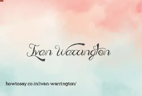 Ivan Warrington