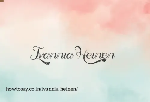 Ivannia Heinen