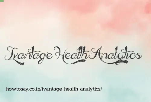 Ivantage Health Analytics