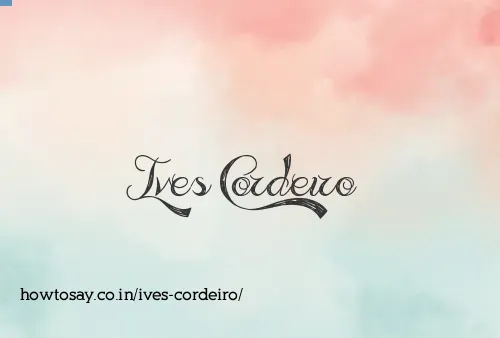 Ives Cordeiro