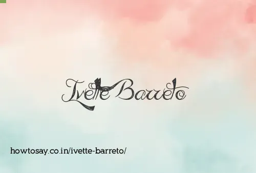 Ivette Barreto