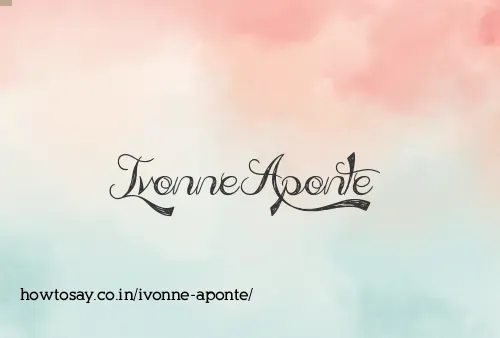 Ivonne Aponte