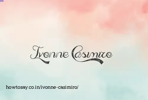 Ivonne Casimiro