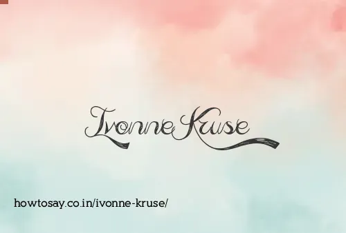 Ivonne Kruse